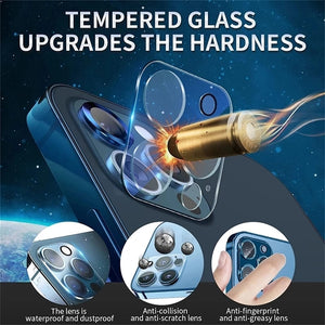 3D HD Back Camera Glass Protectors for iPhone