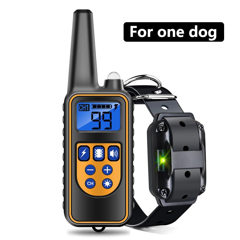 Waterproof Rechargeable Remote Control 800m Digital Dog Training Collar