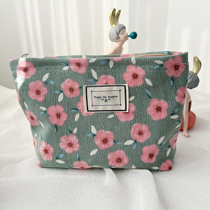 Retro Floral Print Large Capacity Bag