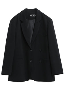 Double-breasted Mid-length Casual Coat