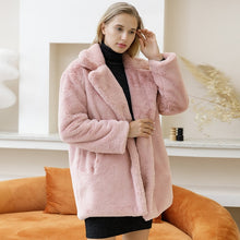 Faux Fur Loose Thick Plush Coat