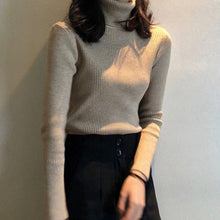 Slim Soft Casual Turtleneck Sweater