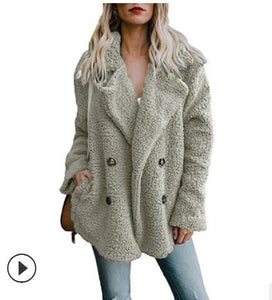 Faux Thick Warm Fur Coat