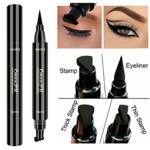 Big Seal Stamp Liquid Eyeliner Fast Drying Double Ended Eyeliner Pen