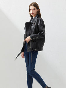 Fitaylor Faux Leather Jacket