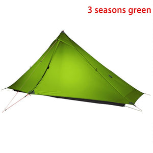 Outdoor 1 Person Ultralight Hiking Rodless Tent