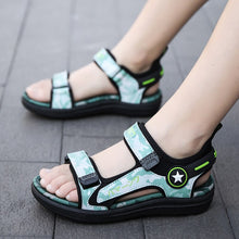 Fashion Non-slip Flat Reflective Sandals