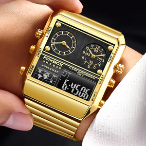 LIGE Brand Quartz Military Digital Wristwatch