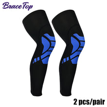 Pair Compression Knee Pad Anti Slip Thigh Support Long Stockings