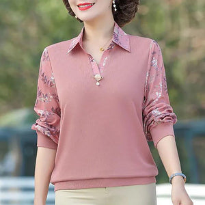 Long Sleeve Bottoming Blouse