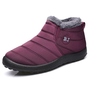 Winter Slip On Waterproof Ankle Boots