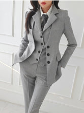 Vintage Blazer Vest & Trousers 3 Piece Suit