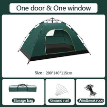 2-3 Person Fully Automatic Tent Quick Opening Tent