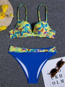 Solid Color Brazilian Swim Suit