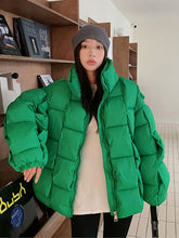 Warm Down Cotton Short Thick Loose Puffer Coat