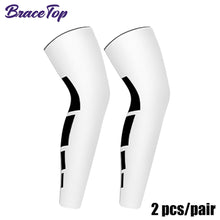 Pair Compression Knee Pad Anti Slip Thigh Support Long Stockings