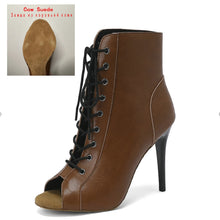 Trendy Genuine Leather Thin High Heel Ankle Boots