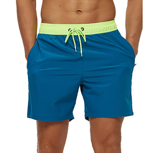 Quick Dry Beach Shorts with Zippered Pockets