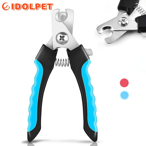 Stainless Steel Professional Pet Nail Clippers with Safety Guard