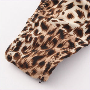 Leopard Print Low-rise Thong