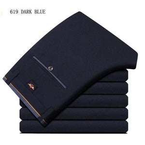 Business Office Elastic Wrinkle Resistant Classic Trousers