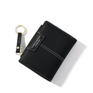 Soft Faux Leather Mini Hasp Wallet