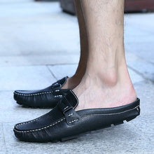 Flat Soft Leather Slip-on Loafer