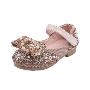 Pearl Rhinestone Shining Princess Shoes