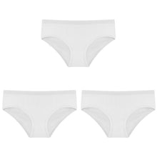 3PCS/Set Cotton Solid Color Low-Rise Panties