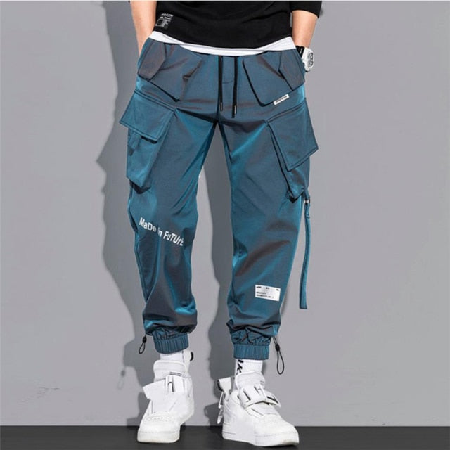 Multi-pocket Ankle Length Trousers