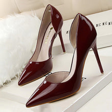 BIGTREE Patent Leather Pump Stilettos