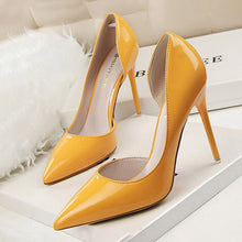 BIGTREE Patent Leather Pump Stilettos