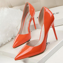 BIGTREE Patent Leather Pump Stilettos