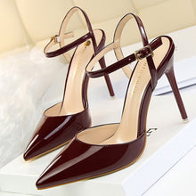 BIGTREE Patent Leather Pump Stilettos