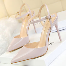 BIGTREE Patent Leather Pump Stilettos