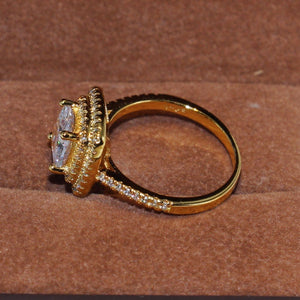 925 Sterling Silver & Yellow Gold Ring