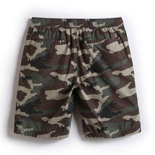 Men's Green Camouflage Pattern Beach Shorts