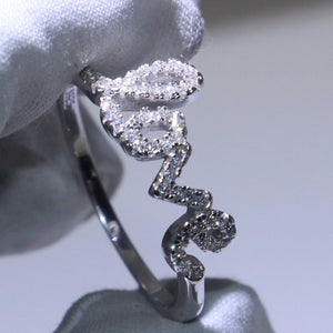 925 Sterling Silver Zircon Wedding Ring