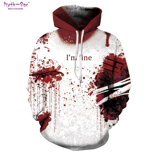 Bloodstained Knife Wound 3D Print Hoodie